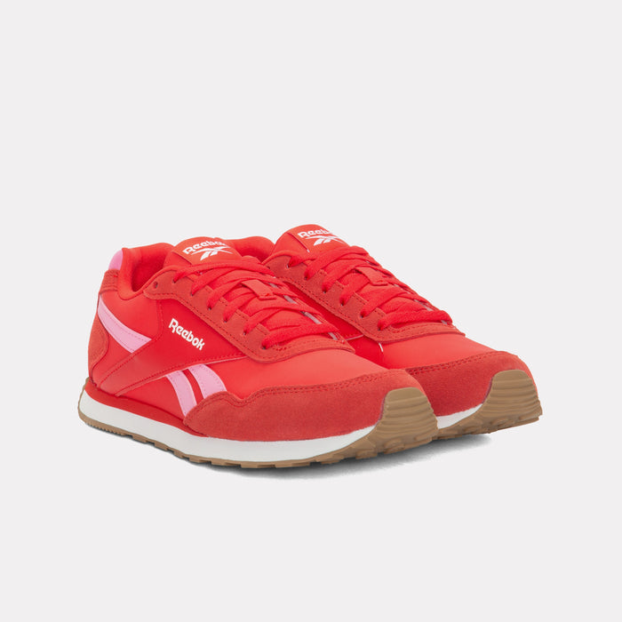 REEBOK FOOTWEAR WOMEN Glide Low Shoes SPORTRED/PLAYFULPINK/FTWRWHITE