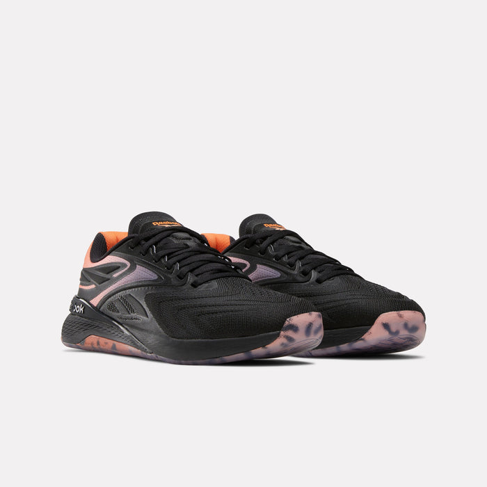 REEBOK FOOTWEAR WOMEN Nano X5 Edge Training Shoes BLACK/ARENA ORANGE/FUTURE PEAC