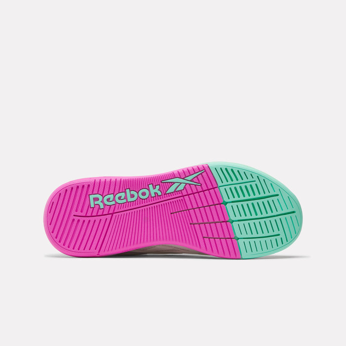 REEBOK FOOTWEAR WOMEN Nano X5 Edge Training Shoes CHALK/VIRTUAL PINK/ATOMIC AQUA
