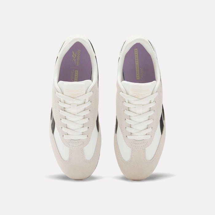 Reebok Footwear Women World 70 Shoes WHITE/PURPLE/WHITE