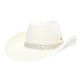Rhinestone Cowboy Hat - Greige Goods