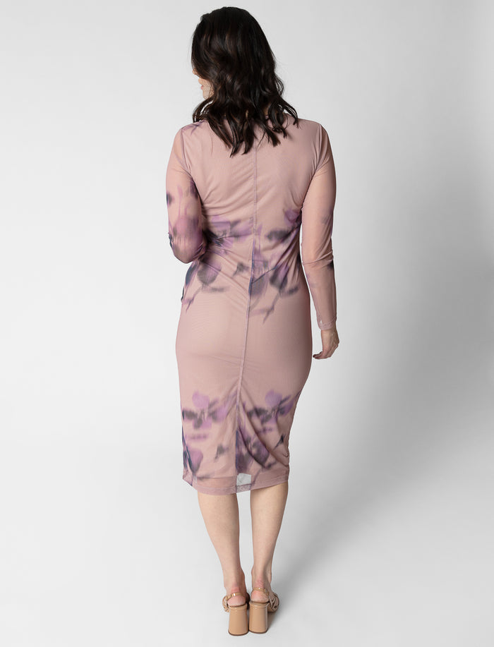 Robe ajustée fleurie