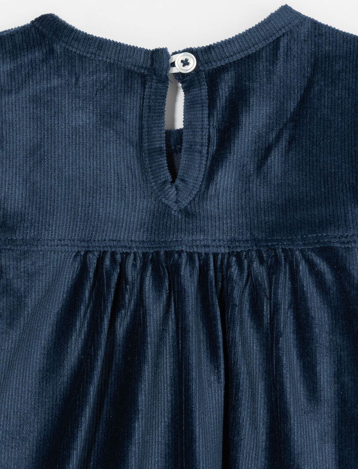 Robe en velours avec collant et bandeau - petite fille