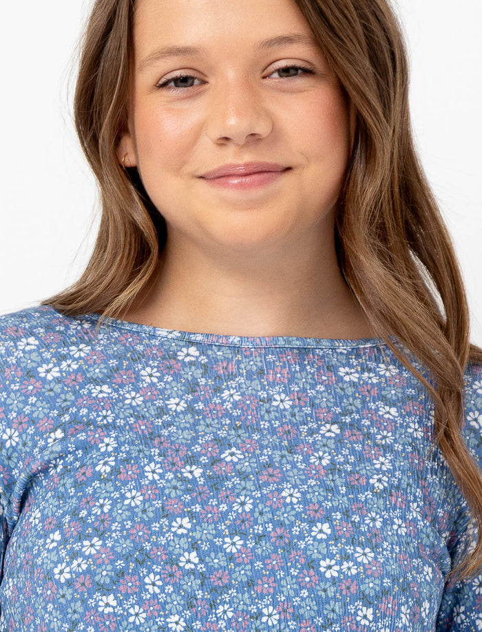 Robe fleurie évasée
