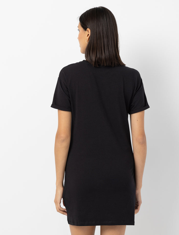 Robe t-shirt à imprimé chat