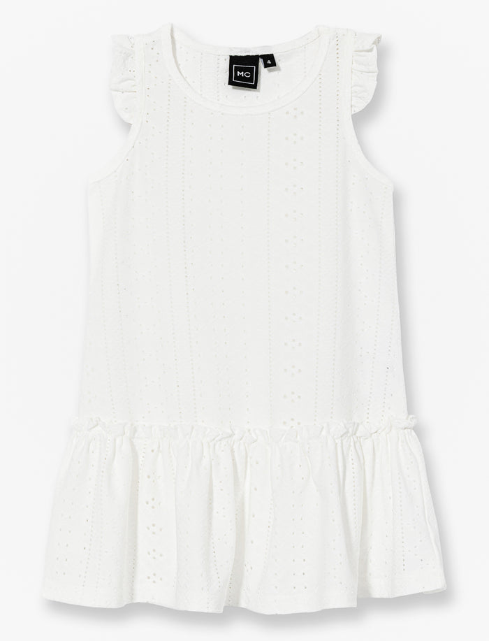 Robe volantée à broderie anglaise - petite fille