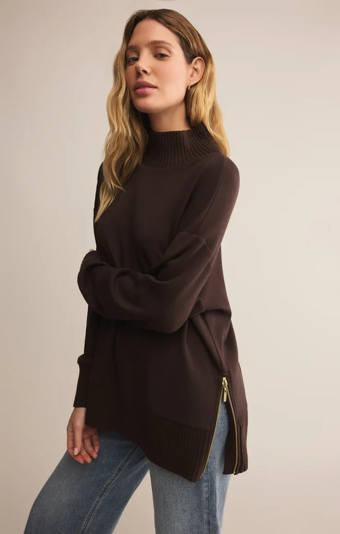 Sable Rib Sweatshirt - Greige Goods