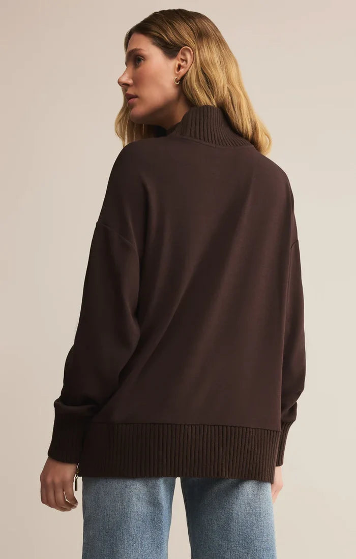 Sable Rib Sweatshirt - Greige Goods