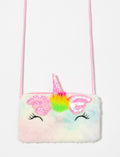 Sac bandoulière licorne en peluche