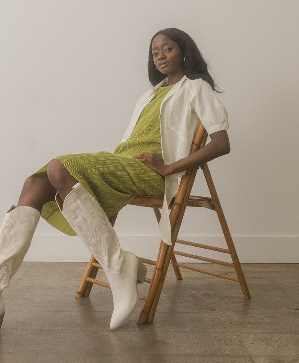 Samara Embroidered Tall Boot - Greige Goods