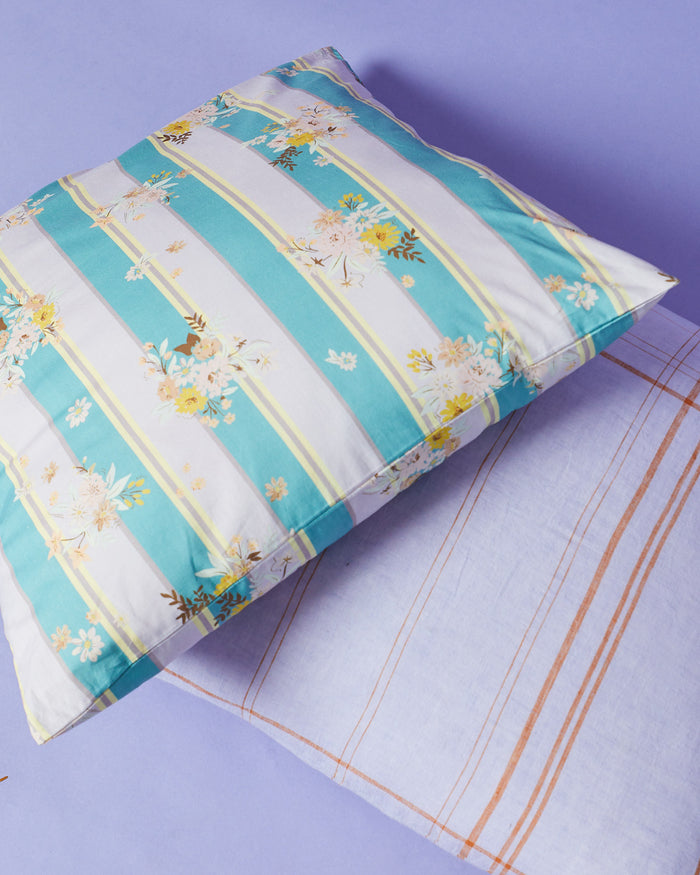 Santa Monica Tartan Linen European Pillowcases
