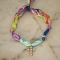 Scarf Necklace - Greige Goods