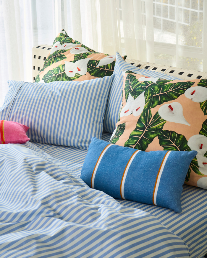 Seaside Stripe Organic Cotton Pillowcases