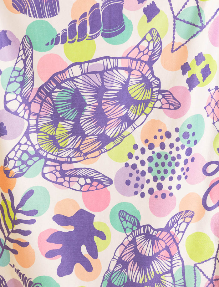 Serviette de plage à motifs