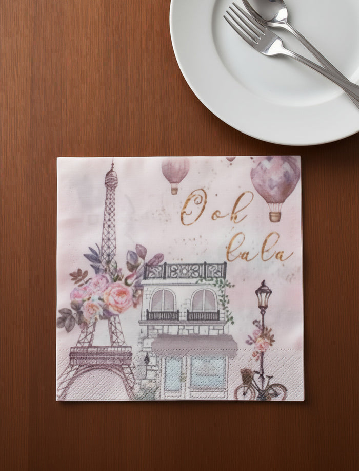 Serviettes de table en papier - paquet de 20
