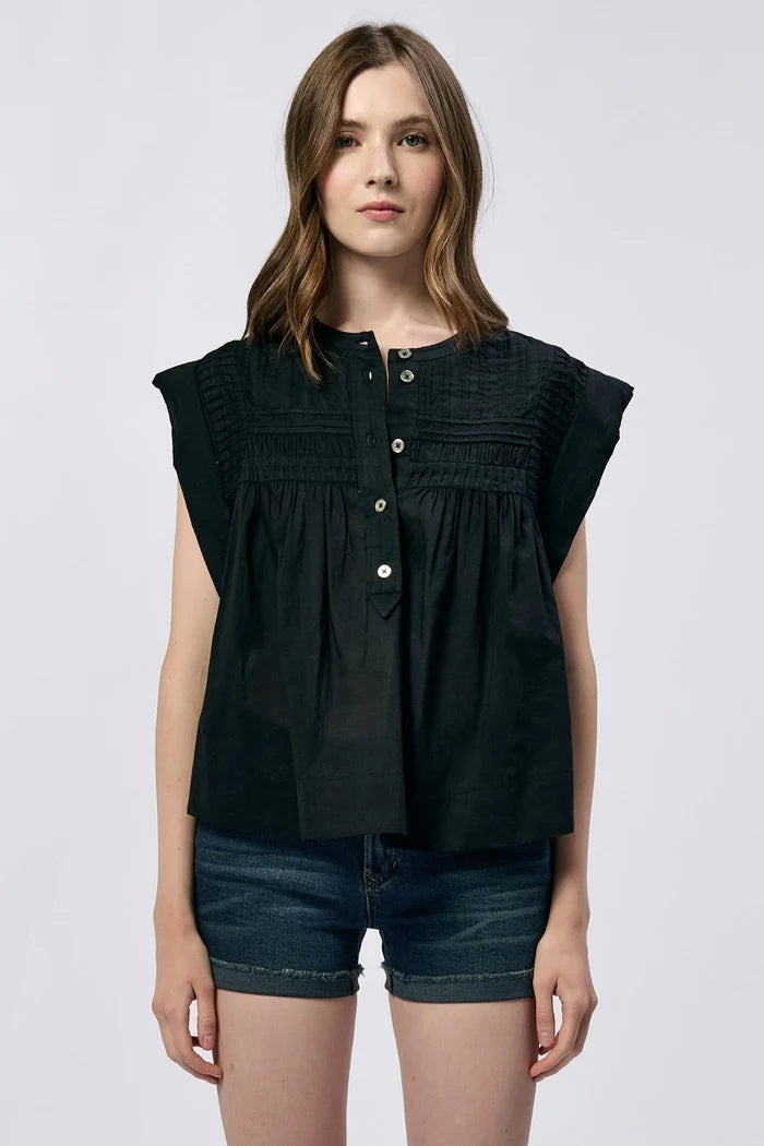 Shaya Top Black - Greige Goods