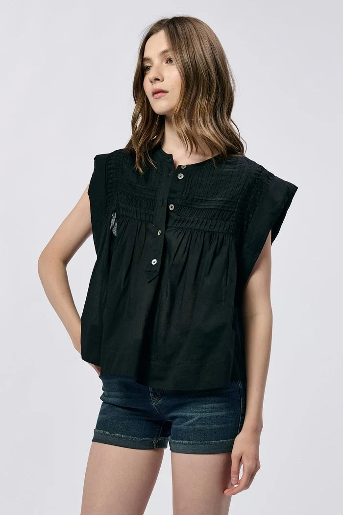Shaya Top Black - Greige Goods