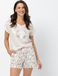 Short de pyjama imprimé