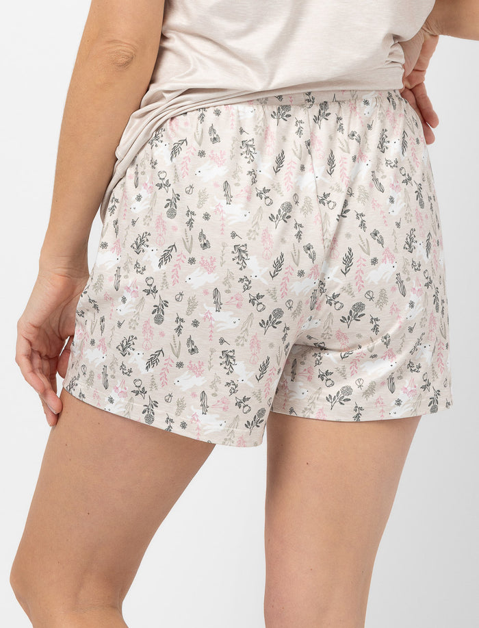 Short de pyjama imprimé