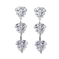 Silver Palm Drop Earring - Greige Goods