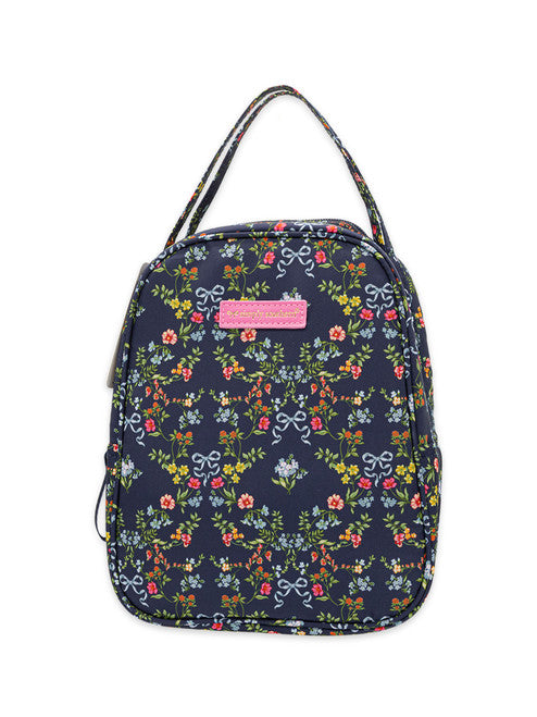 Simply Southern Navy Floral Lunch Tote