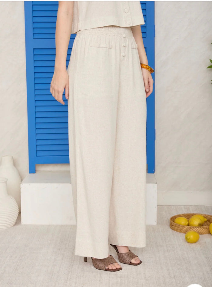 Smocked Waist Pants