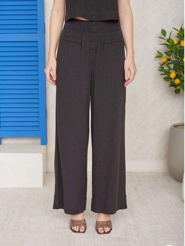 Smocked Waist Pants