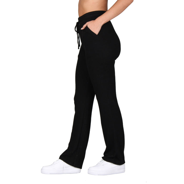 Solid Knitted Pants