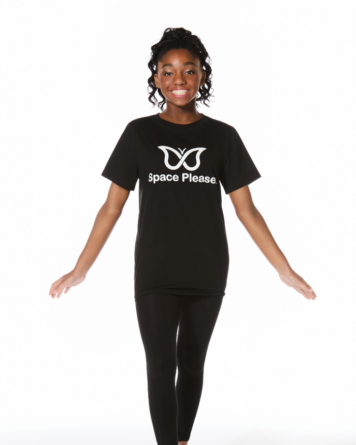 Space Please Tee in Black