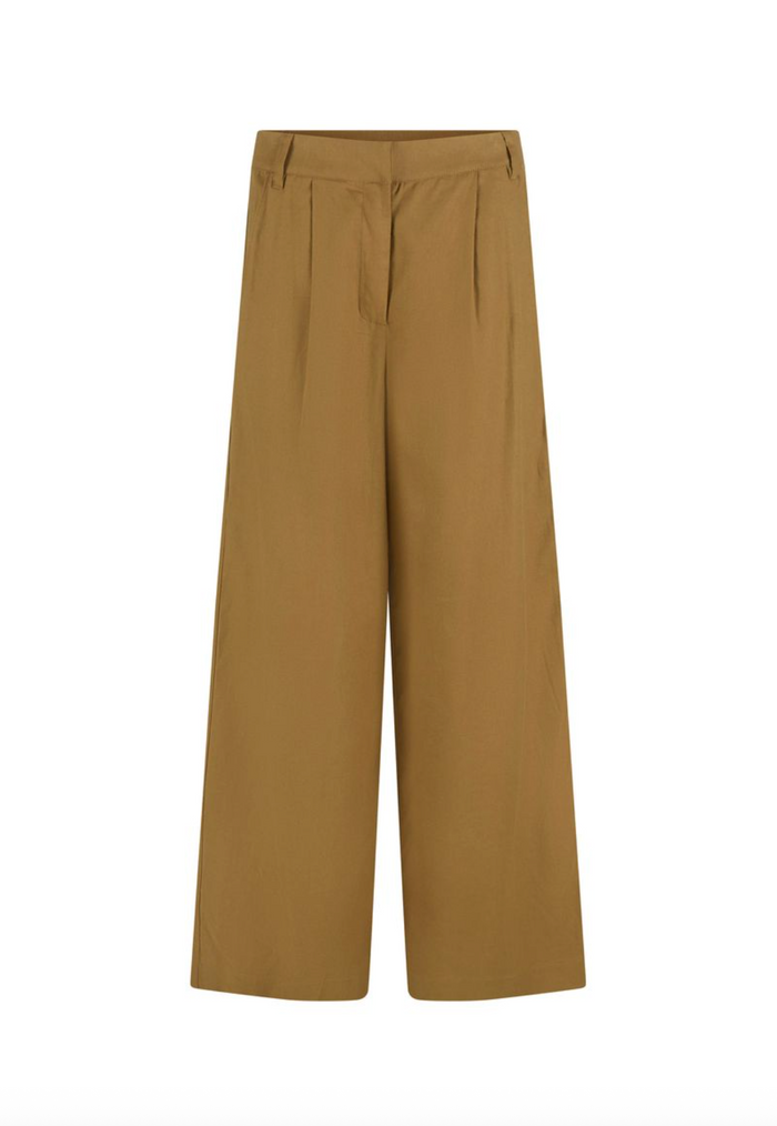 Spell London Pleated Pant - Tan