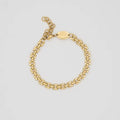 Squared Chain Bracelet - Greige Goods