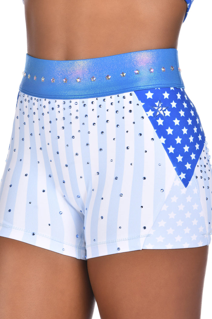 Starla Compression Short in Winter Sky