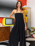 Strapless Flowy Jumpsuit - Greige Goods