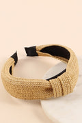 Straw Top Knot Headband - Greige Goods