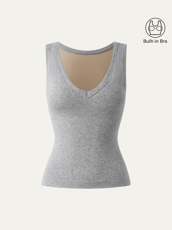 OGLmove V-neck Cotton New Airy Bra Tank