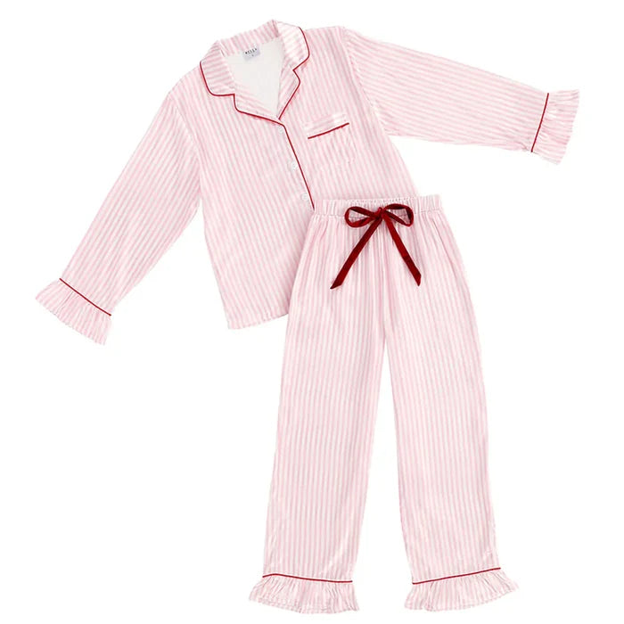 Striped Pajamas - Greige Goods