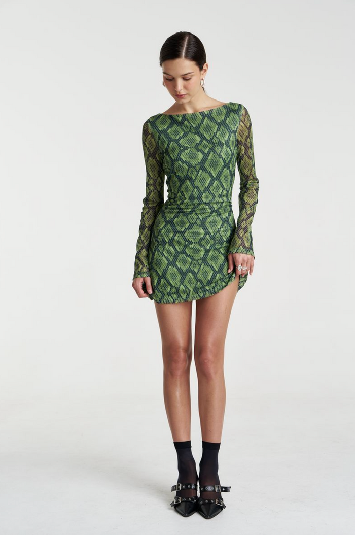 Summi Summi Hibernate A-Line Mini Dress - Viper Vip