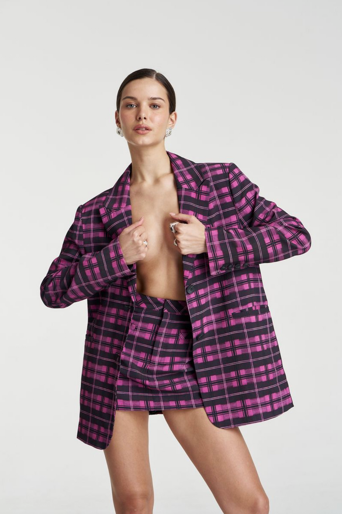Summi Summi Skorty - Azalea Plaid