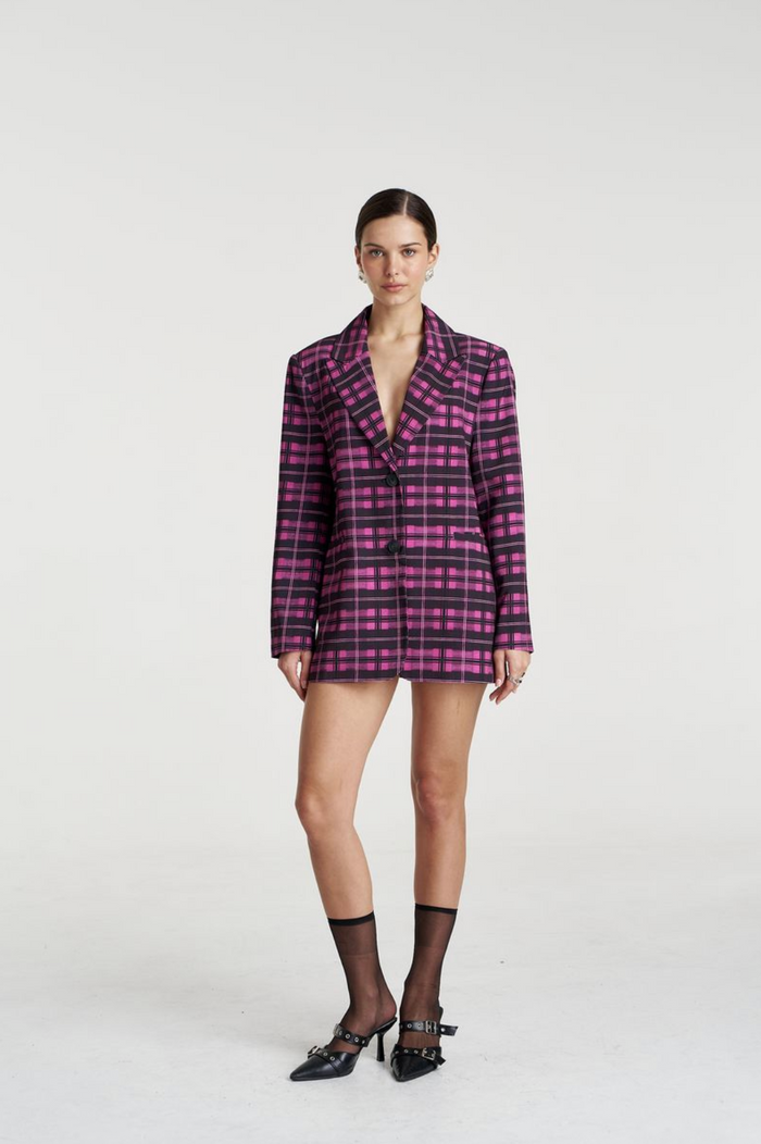 Summi Summi Skorty - Azalea Plaid