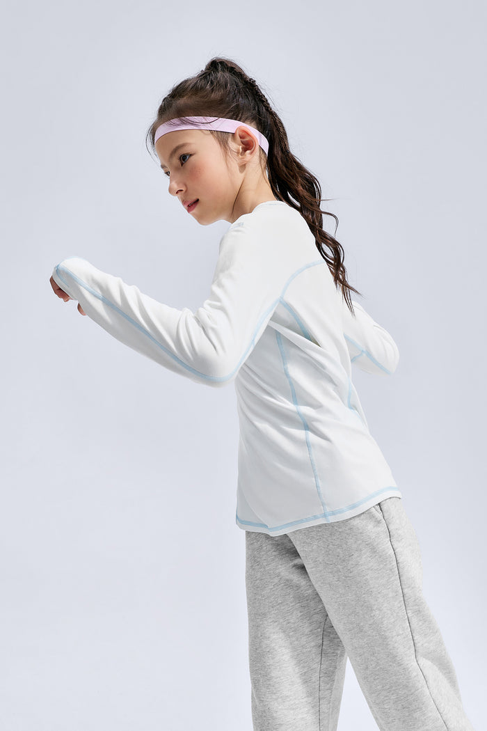 Long Sleeve Sport Tee **Cloud Dancer**