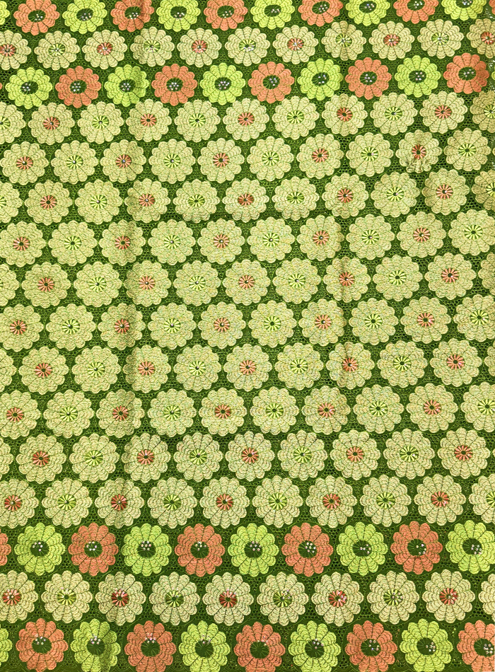 Lime Green Swiss Voile lace