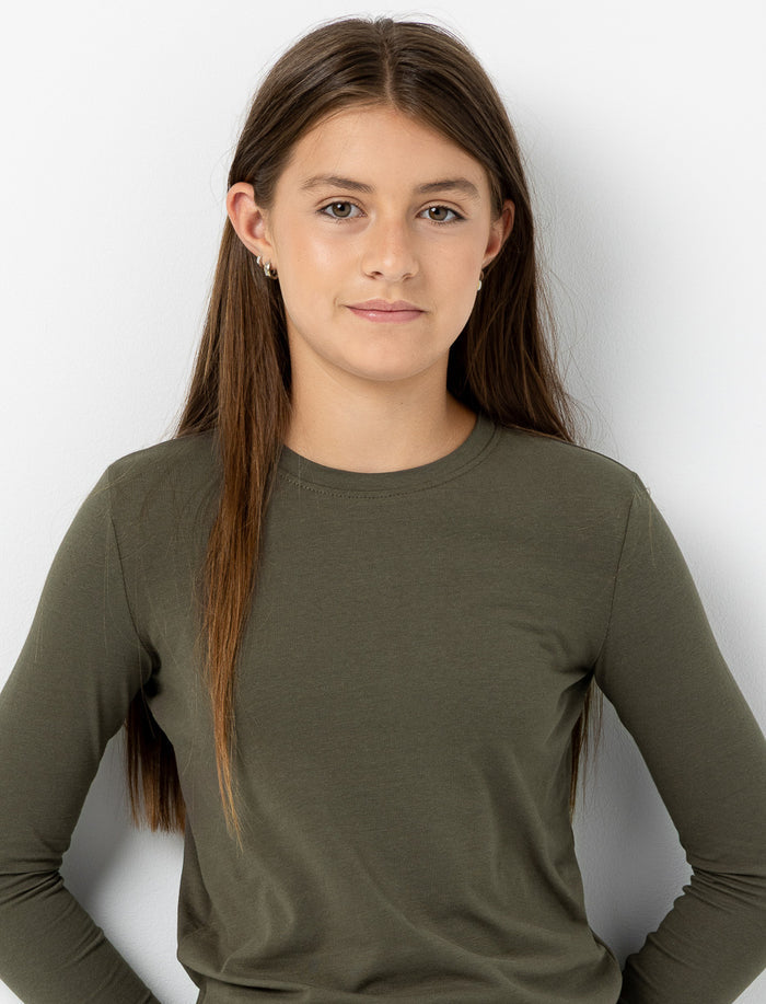 T-shirt ajusté à col rond