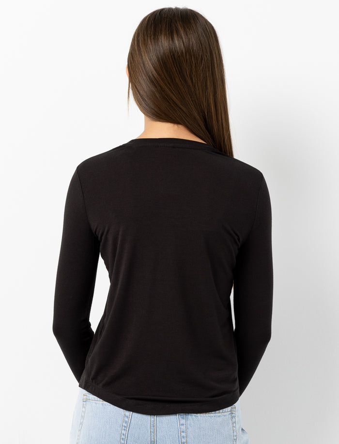 T-shirt ajusté à manches longues