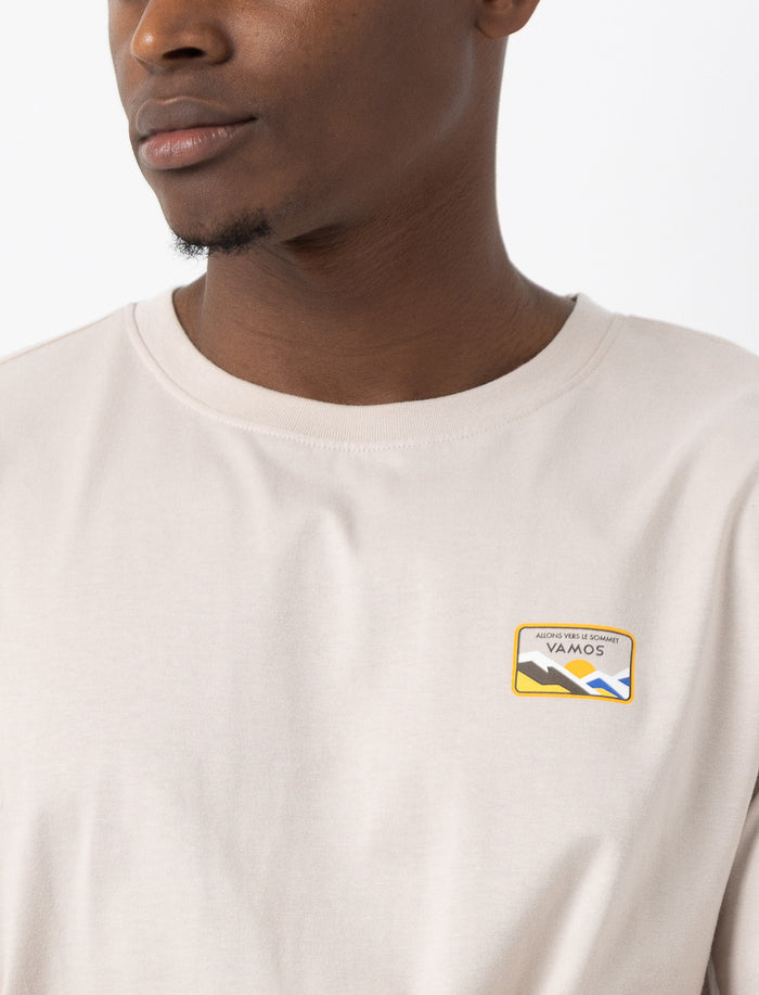 T-shirt avec imprimé au dos en coton bio