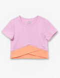 T-shirt de sport à bande croisée - petite fille