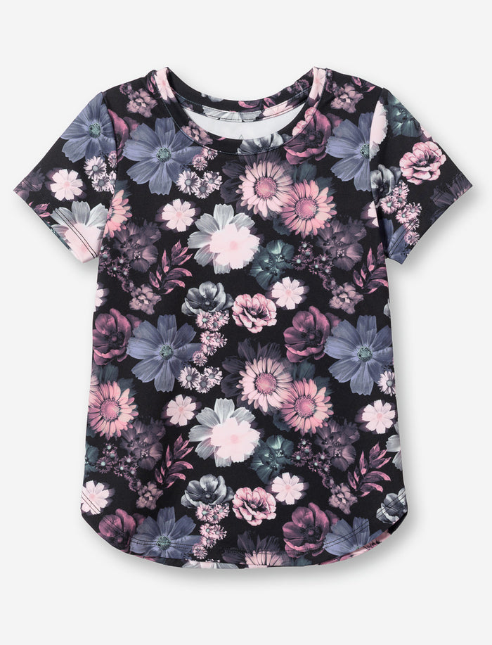T-shirt de sport à col rond - petite fille