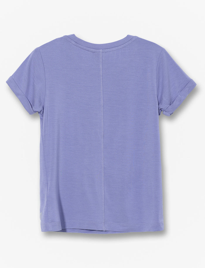 T-shirt de sport à col rond - petite fille