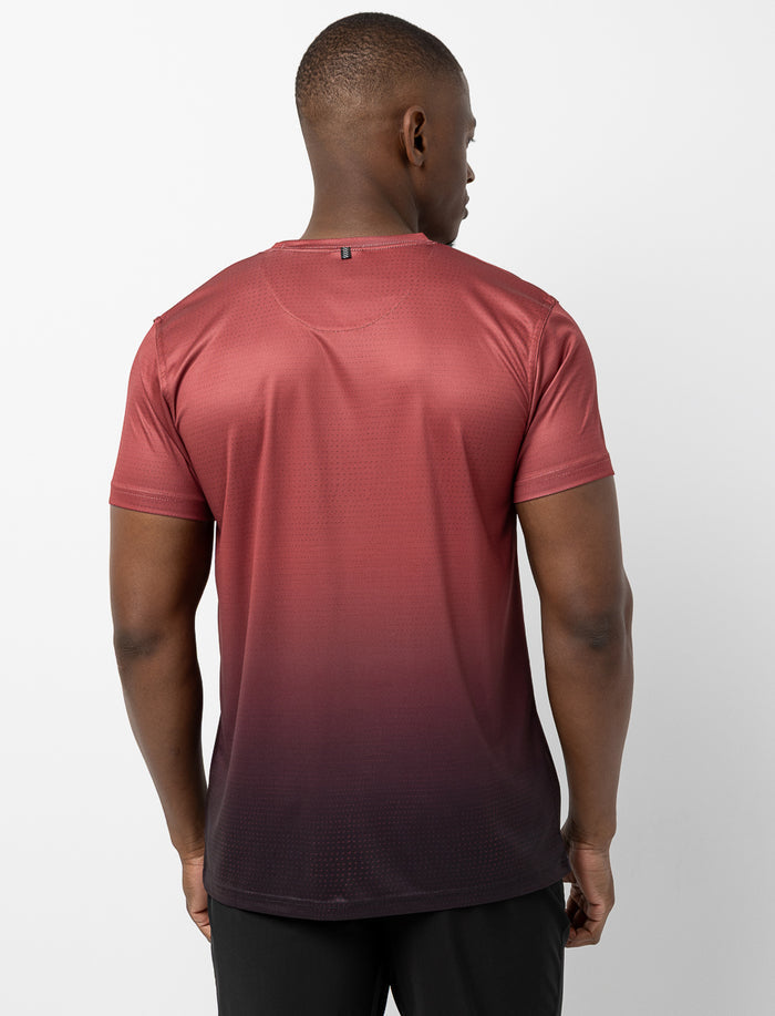 T-shirt de sport à effet dégradé