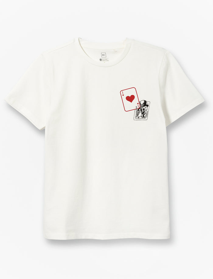 T-shirt en coton bio imprimé - ado garçon