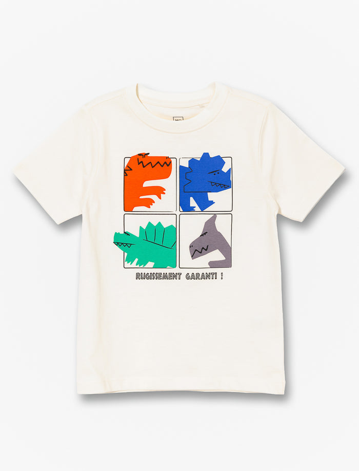 T-shirt en coton bio imprimé - petit garçon